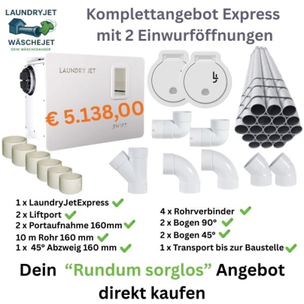 Laundryjet Komplettangebot Express mit 2 x Liftport Laundryjet Komplettangebot Express mit 2 x Liftport